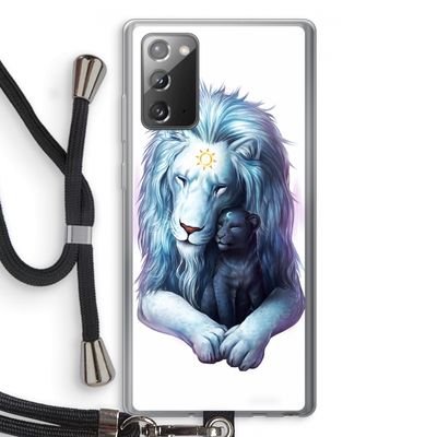 Child Of Light: Samsung Galaxy Note 20 / Note 20 5G Transparant Hoesje met koord