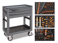 Beta BW 5000S G/3M Service wagen | Grijs | 3 laden | 189 delig Assortiment - 050006332