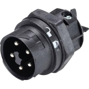 Wieland Electric 46.052.5053.1 Ronde connector Stekker, inbouw Totaal aantal polen: 4 + PE Serie (ronde connectoren): RST® MINI 1 stuk(s)