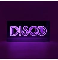 Glas Neon Box - Disco (Paars)
