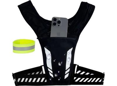Jonska Waterdicht Reflecterend Hardloopvest met Telefoonhouder