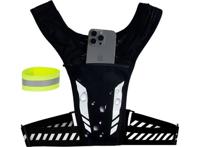 Jonska Waterdicht Reflecterend Hardloopvest met Telefoonhouder Jonska Waterdicht Reflecterend Hardloopvest met Telefoonhouder