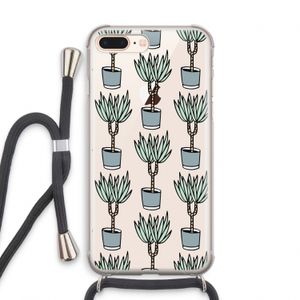 Boompje: iPhone 8 Plus Transparant Hoesje met koord