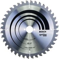 Bosch Accessoires Cirkelzaagblad Optiline Wood 250 x 30 x 3,2 mm, 40 1st - 2608640643