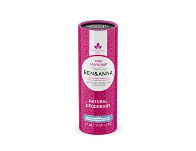 Ben & Anna Deodorant in papiertube - pink grapefruit - 40 gram