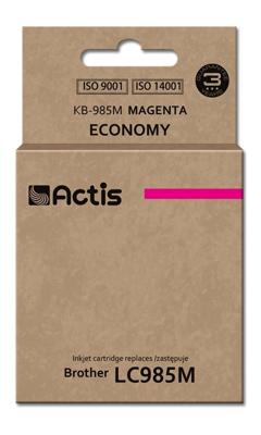 Actis KB-985M inkt (vervangt Brother LC985M; Standaard; 19,5 ml; rood)