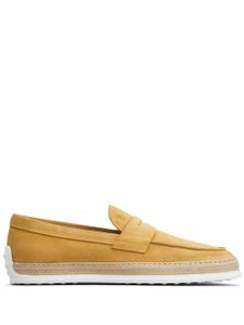 Tod's mocassins Gommino en daim - Jaune