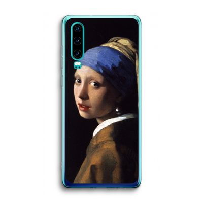 The Pearl Earring: Huawei P30 Transparant Hoesje