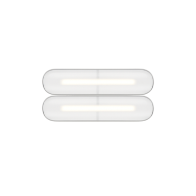 A-N-D - Vale Acrylic 2 units Horizontaal Wandlamp/Plafondlamp