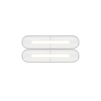 A-N-D - Vale Acrylic 2 units Horizontaal Wandlamp/Plafondlamp