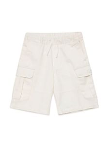 Diesel Kids short à logo brodé - Blanc