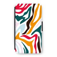 Colored Zebra: iPhone 11 Pro Flip Hoesje