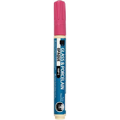 Creativ Company Glas- en porseleinstift, lijndikte 2-4 mm, dekkend, roze, 1 stuk