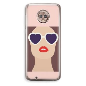 Red lips: Motorola Moto G6 Transparant Hoesje
