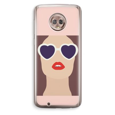 Red lips: Motorola Moto G6 Transparant Hoesje