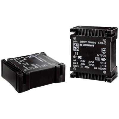 Hahn BV UI 396 0101 Printtransformator 2 x 115 V 2 x 6 V/AC 30.0 VA