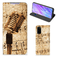 Samsung Galaxy S20 Stand Case Bladmuziek - thumbnail