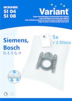 Enzo Variant Microfiber  SIEMENS/ BOSCH D-E-F-G-H - 1520605 - thumbnail