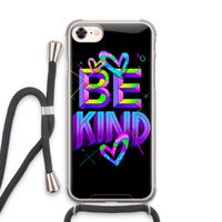 Be Kind: iPhone 8 Transparant Hoesje met koord