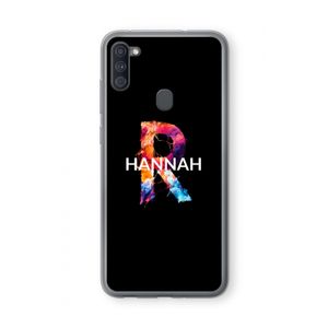 Abstract Spectrum: Samsung Galaxy A11 Transparant Hoesje