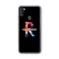 Abstract Spectrum: Samsung Galaxy A11 Transparant Hoesje