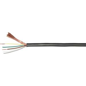 BKL Electronic 1509011 Audiokabel 4 x 0.22 mm² Zwart per meter