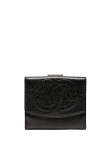 CHANEL Pre-Owned portefeuille pliant à logo CC (1997) - Noir