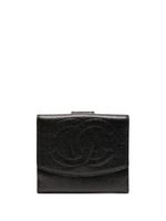 CHANEL Pre-Owned portefeuille pliant à logo CC (1997) - Noir - thumbnail