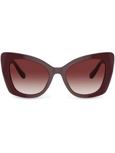 Dolce & Gabbana Eyewear lunettes de soleil à monture papillon - Rouge