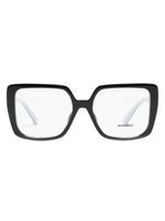 Miu Miu Eyewear lunettes de vue à monture oversize - Noir