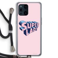 Superlady: Oppo Find X3 Pro Transparant Hoesje met koord