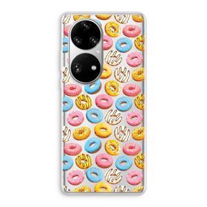 Pink donuts: Huawei P50 Pro Transparant Hoesje