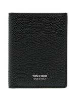 TOM FORD portefeuille pliant T Icon - Noir