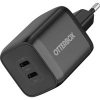 Otterbox Wall USB-oplader 65 W 2x USB-C PPS, USB PD 3.0, USB PD Zwart GaN, Zonder kabel, Snellader