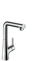 Hansgrohe Talis S wastafelkraan 210 draaibaar met waste Chroom