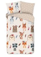 Good Morning Kinderdekbedovertrek "dieren" - Multi - (140x200/220 cm) - Katoen