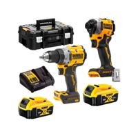 DeWALT DCK2051P2T - 18V XR Brushless twin kit DCD800 + DCF850 - 2x 5Ah in TSTAK - DCK2051P2T-QW