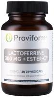 Lactoferrine puur 300mg + ester C 30 Vegetarische capsules