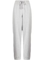 Moncler rhinestone logo-patch track pants - Gris