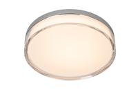 Lucide PLANO - Plafonnière Badkamer - Ø 28 cm - LED Dimb. - CCT - 1x16W 2700K/4000K - IP44 - Opaal