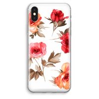 Roosjes: iPhone XS Max Transparant Hoesje