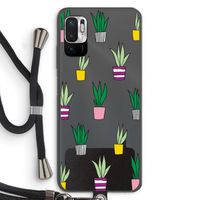 Sanseveria: Xiaomi Redmi Note 10 5G Transparant Hoesje met koord