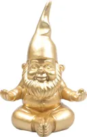 Kabouter yoga 11x14x20cm goud