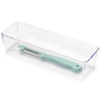 Lade organizer Skuff - transparant - kunststof - 23 x 7,5 x 5 cm - modulair - ladeverdeler