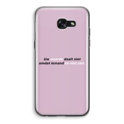 uw waarde daalt niet: Samsung Galaxy A5 (2017) Transparant Hoesje