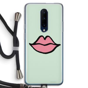 Kusje: OnePlus 7 Pro Transparant Hoesje met koord