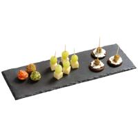 serveerplank - Leisteen - 13 x 38 cm - rechthoek - keuken benodigheden