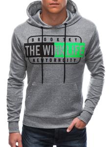 Heren sweatshirt B1458 - grijs - sale