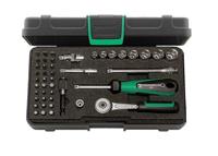 Stahlwille doppenset 6k 1/4" 45-delig (u)