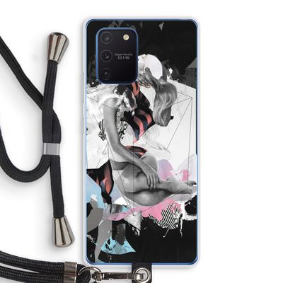 Camouflage de sommeil: Samsung Galaxy Note 10 Lite Transparant Hoesje met koord